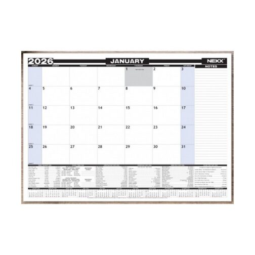Desk Calendar Pad A2 - 2026