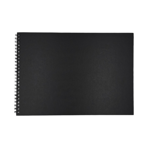Hardcover Blank Journal/Sketchpad A4 ring-binder 50 pages – Landscape