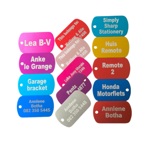 Tags - Engravable Aluminium Bag Tag | Luggage Tag - Image 3