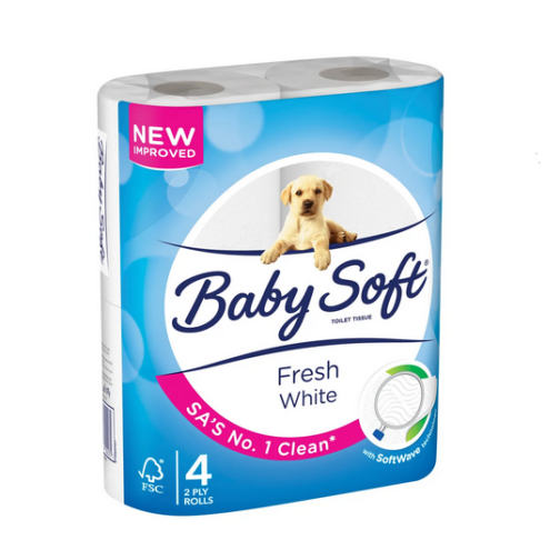 Toilet Paper 2 ply - 4 pack