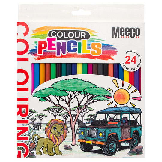 Coloured Pencils | Meeco - Set of 24