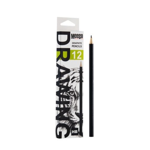 Pencil - Meeco HB Graphite Pencil Hexagonal Grip - each