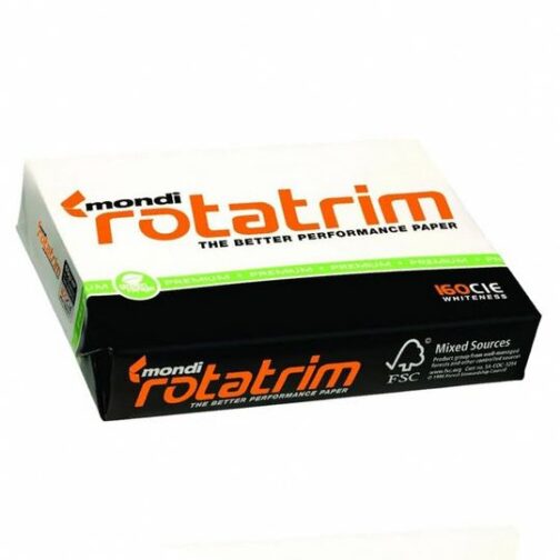 Paper - Mondi Rotatrim A4 Ream 80g White (500 sheets per ream)