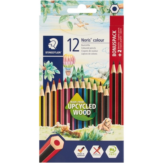STAEDTLER 8870 K8 Noris Club – Tavolozza Di Colori A Tempera Solida, 8 Colori, Diametro 44 Mm, Acquerellabili, Con Coperchio Trasparente Che Fa Da Tavolozza