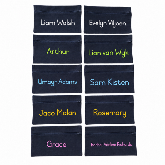 Pencil Bag - Vinyl Printing on Pencil Bag